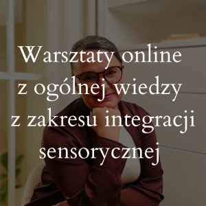 Warsztaty online z ogólnej wiedzy z zakresu integracji sensorycznej